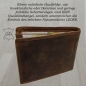 Preview: Voll Leder Herren Geldbörse mit Prägung Truck (braun)